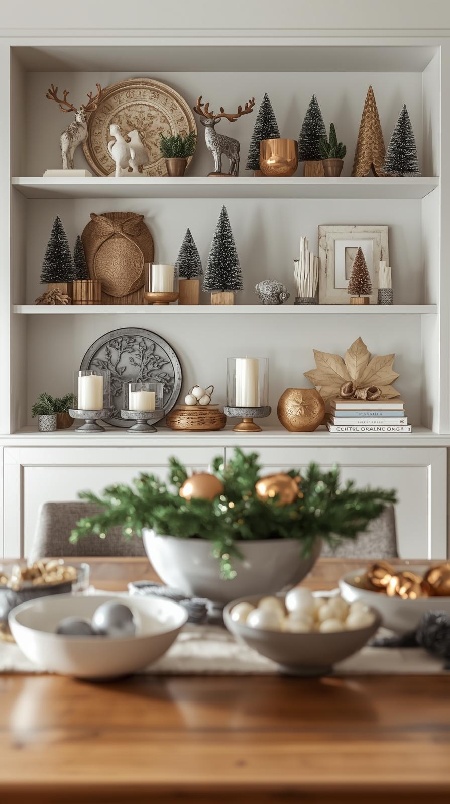 Add Decorative Accents on Shelves