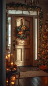 Add a Seasonal Welcome Sign
