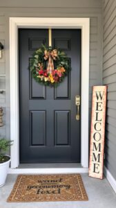 Add a Seasonal Welcome Sign