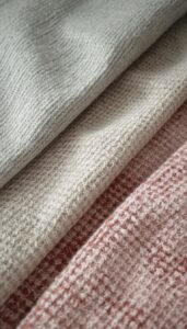 Add brushed or washed fabrics