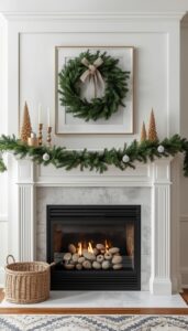 Add subtle greenery for contrast