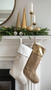 Balance shine with soft textures