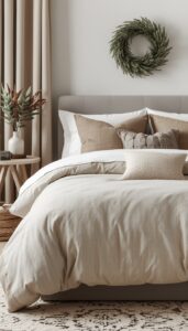 Choose soft earthy tones