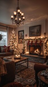 Christmas Lighting Ideas for a Cozy Living Room