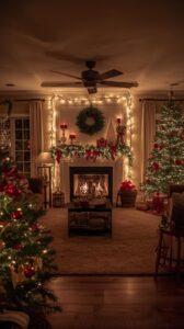 Christmas Lighting Ideas for a Cozy Living Room