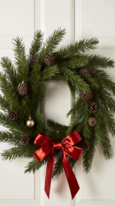 Classic Evergreen Christmas Wreath Ideas