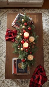 Coffee Table Christmas Decor Ideas