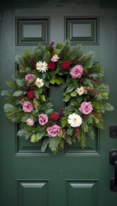 Combine Flowers with Evergreen