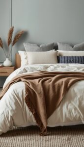 Coordinated throws and blankets