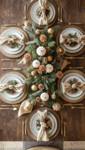Cozy and Warm Farmhouse Holiday Tables