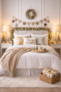 DIY and Personalized Christmas Bedroom Decor