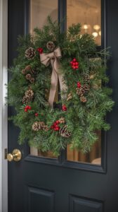 Feature a Lush Door Wreath