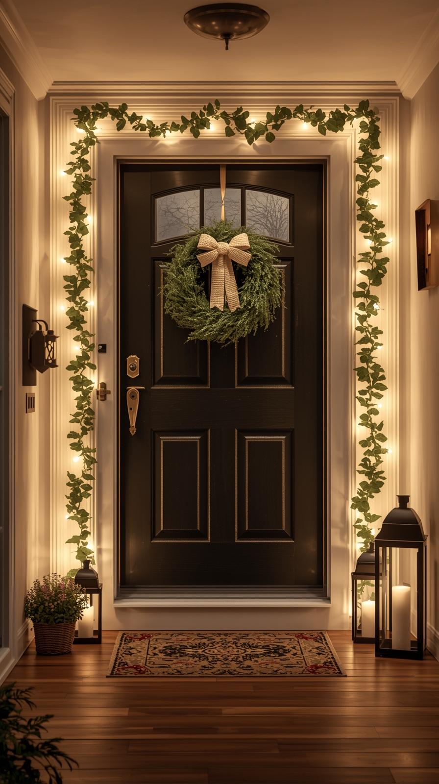 Frame with Warm Lighting