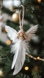 Incorporate macramé and feather pieces