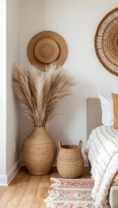 Introduce texture with organic materials