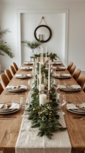 Keep Centerpieces Low and Simple