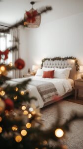 Minimal Christmas Bedroom Decor