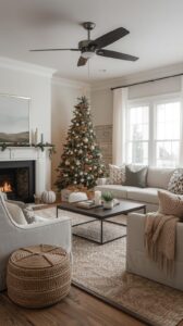 Minimalist Christmas Decor for the Living Room