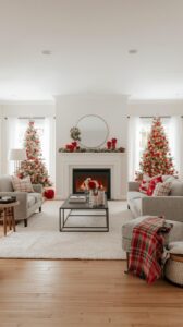Minimalist Living Room Christmas Decor