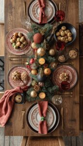 Modern and Trendy Christmas Table Settings