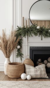 Neutral Christmas Decor with Natural Materials
