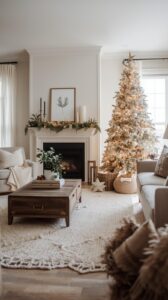 Neutral Minimalist Christmas Decor