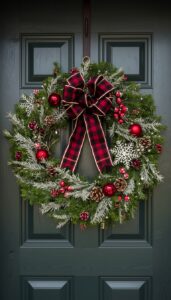 Scale the Wreath to Your Door