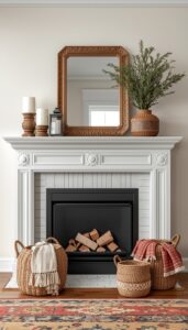 Set out cozy accents