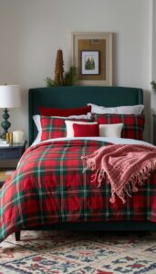Use bold holiday colors and patterns