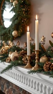 Use candles for warmth and ambiance