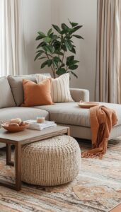 Use textiles for cozy cozy layers