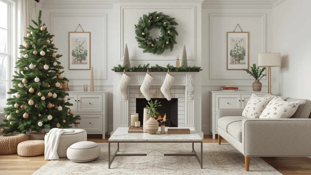 Neutral Christmas Decor