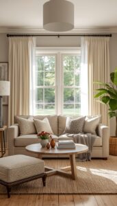 Add Curtains for Warmth