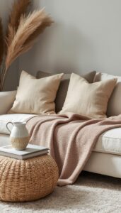 Add Throws and Pillows