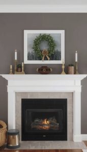 Add a Winter Wreath Above