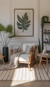 Add accent chairs for balance