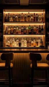 Add accent or under shelf lighting