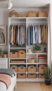 Add adjustable shelving