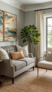 Add an Upholstered Bench or Chair