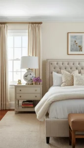 Add classic bedside lamps