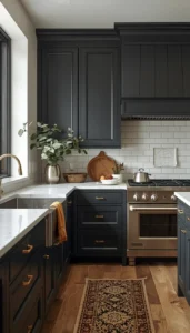 Add contrast with darker tones