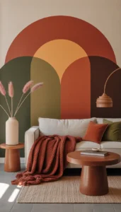 Add depth with earthy accents