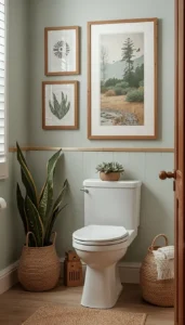 Add framed nature inspired prints