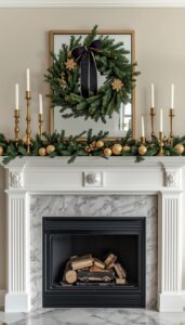 Add gold candle holders