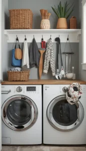 Add hooks for tools and accessories