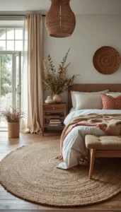 Add jute or wool rugs