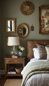 Add mirrors with aged frames