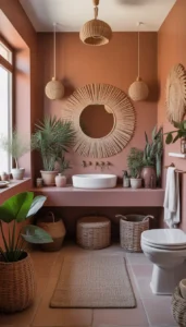 Add muted earthy accents