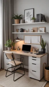 Add one or two decorative pieces