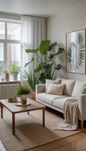 Add plants for freshness